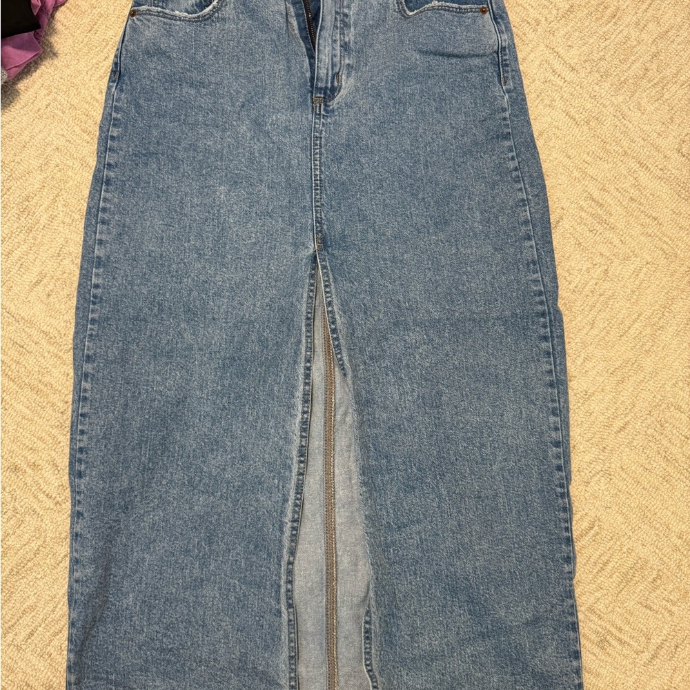 Universal Thread Blue A-Line Skirt